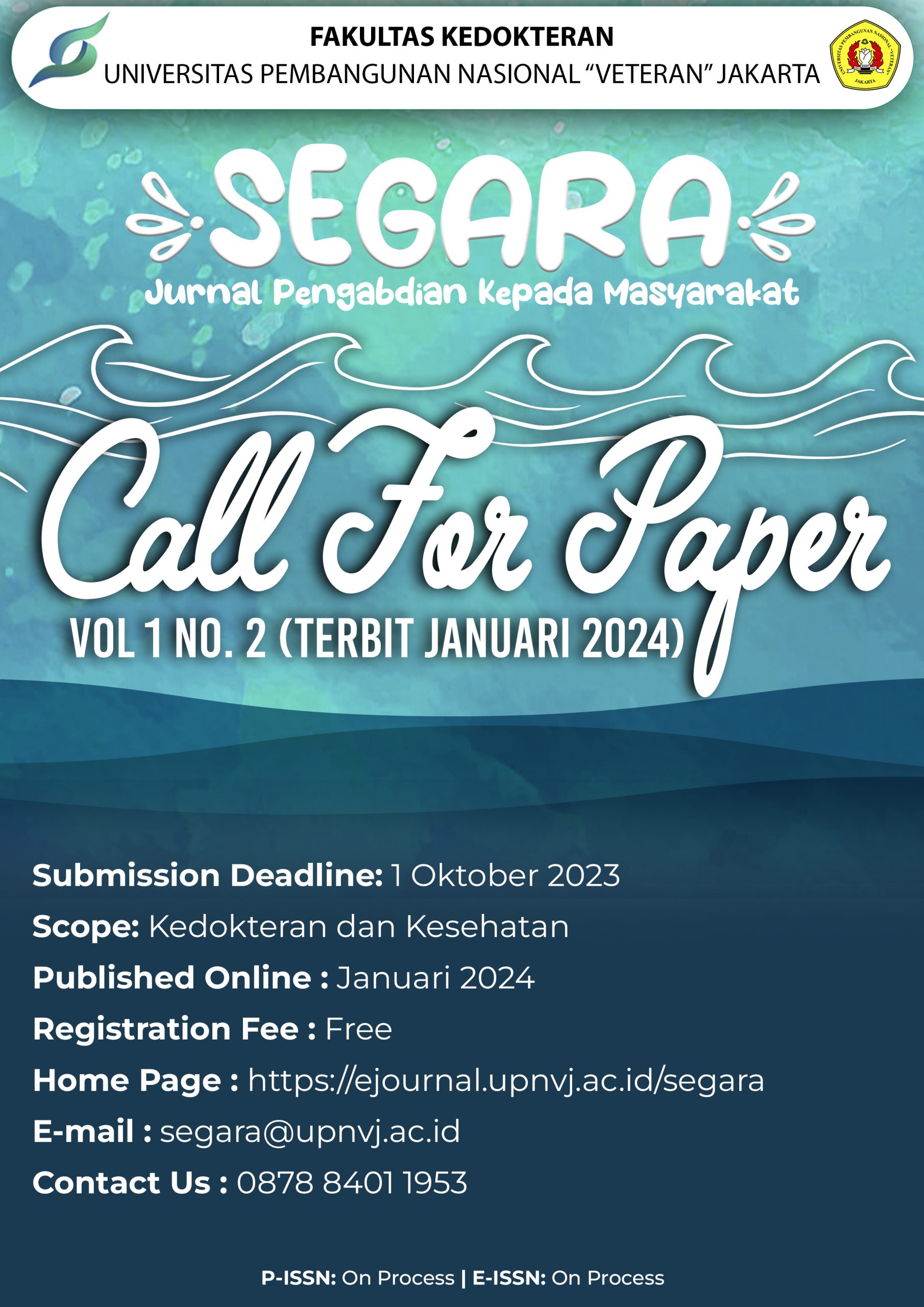 Call For Paper SEGARA: Jurnal Pengabdian Kepada Masyarakat
