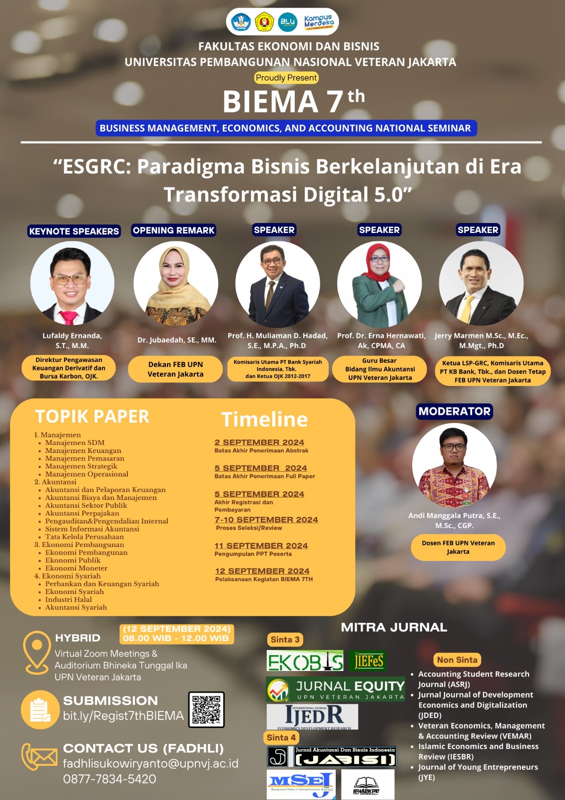 Seminar Nasional dan Call For Papers 7th BUSINESS MANAGEMENT